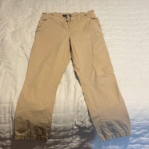 J. Crew Women's Tan Straight Leg Pants